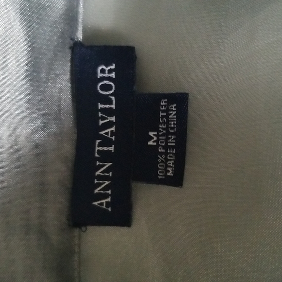 Vintage Silver Gray Sequined 3 Piece Ann Taylor  Jacket, Skirt and Bustier - Picture 5 of 8